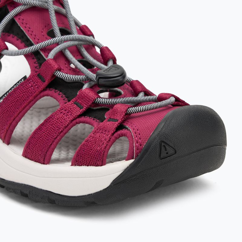 KEEN Astoria West Damen Sandalen beaujolais/star weiß 7