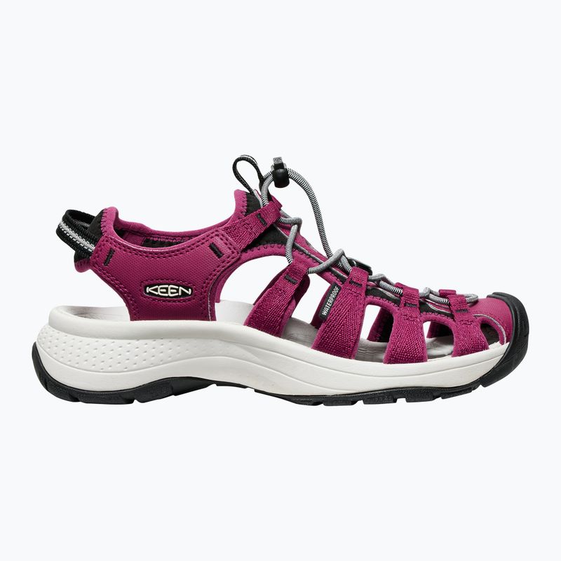 KEEN Astoria West Damen Sandalen beaujolais/star weiß 2