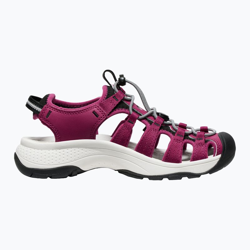 KEEN Astoria West Damen Sandalen beaujolais/star weiß 3
