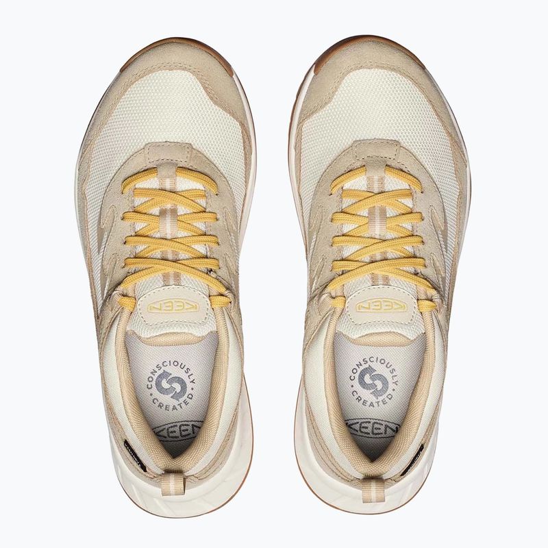 Damen-Trekking-Schuhe KEEN Hightrail Waterproof birch/daffodil 7