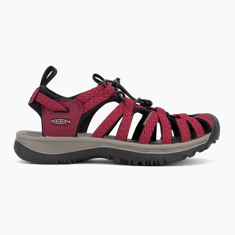 KEEN Whisper beaujolais/ schwarz Damen Sandalen 2