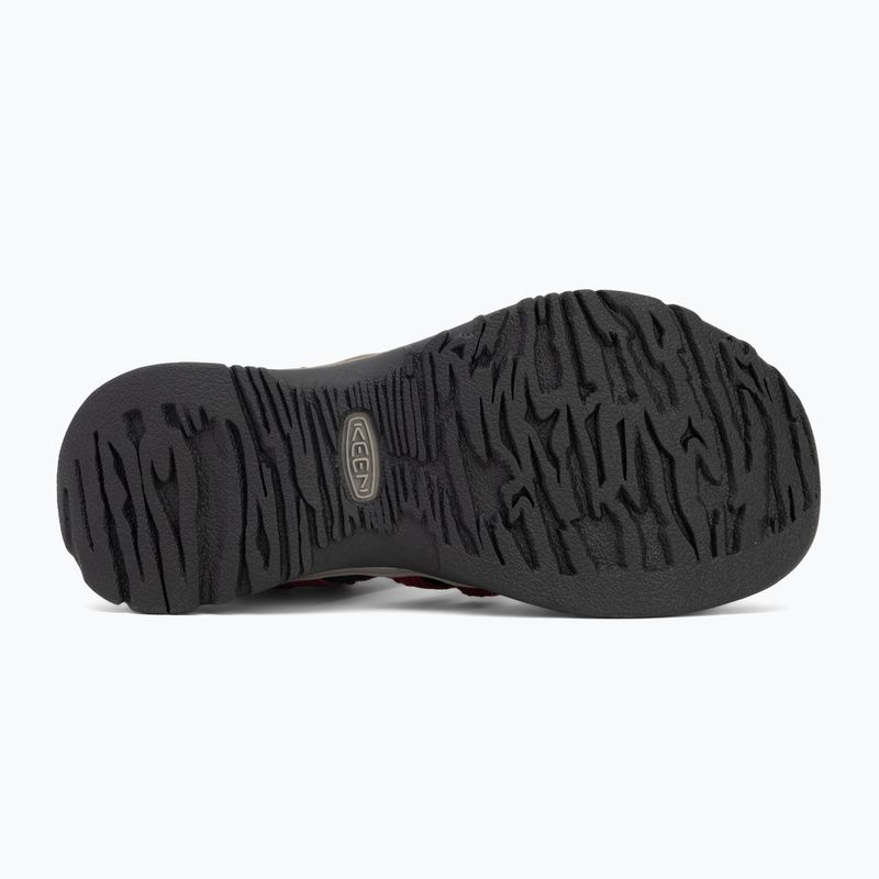 KEEN Whisper beaujolais/ schwarz Damen Sandalen 4
