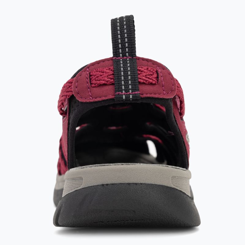 KEEN Whisper beaujolais/ schwarz Damen Sandalen 6