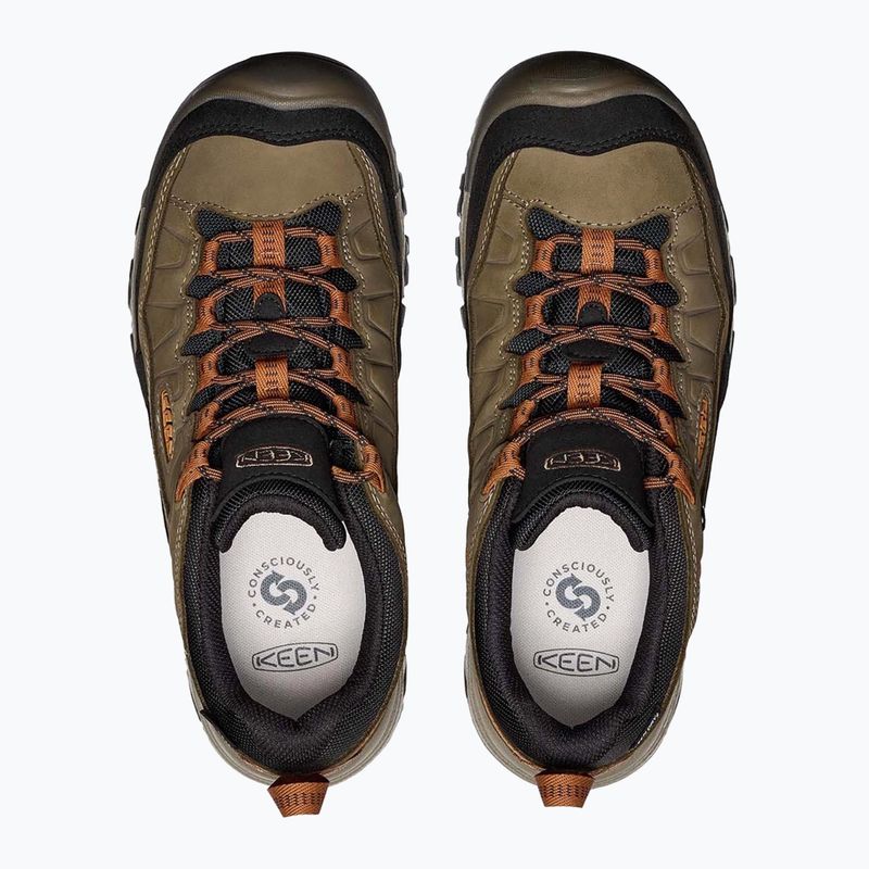 Herren-Trekkingschuhe KEEN Targhee IV WP sea turtle/roasted pecan 13