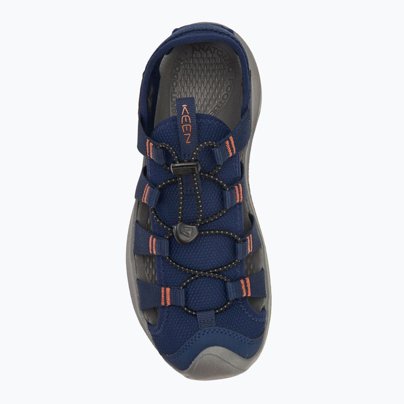 KEEN Seanik H2 Marine-Akademie / Gold Flamme Herren Sandalen 5