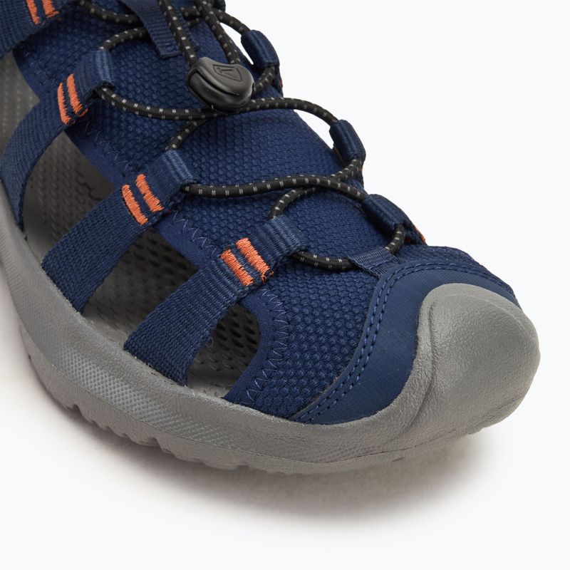 KEEN Seanik H2 Marine-Akademie / Gold Flamme Herren Sandalen 7