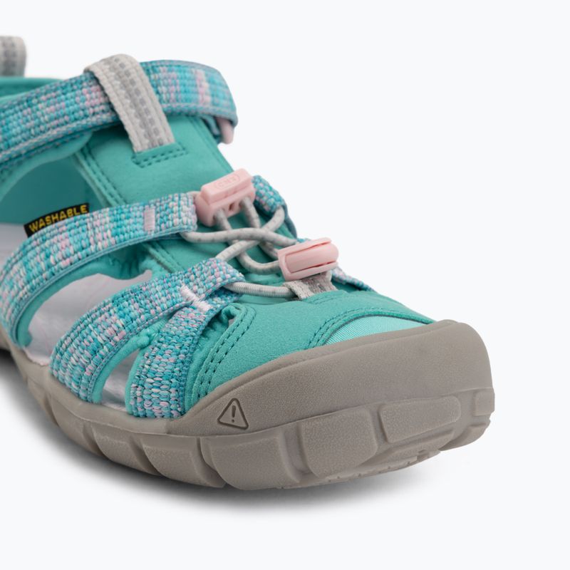 Kindersandalen KEEN Seacamp II CNX bright aqua/giggle pink 7
