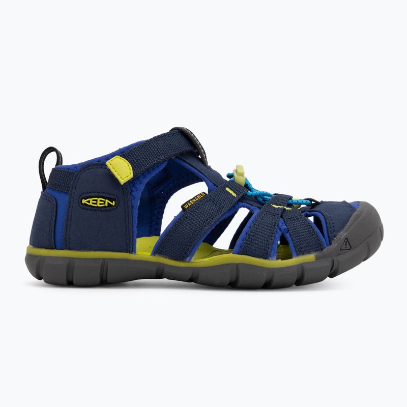 Junior-Sandalen KEEN Seacamp II CNX naval academy/chartreuse 2