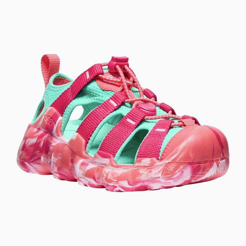 KEEN Hyperport H2 Himbeere/Pool blau Kindersandalen 8