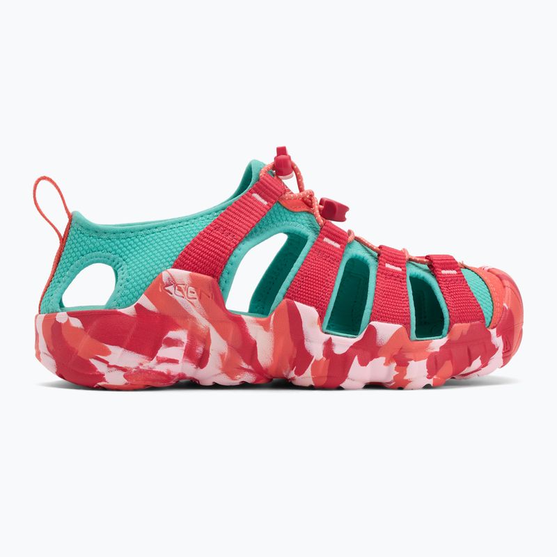 KEEN Hyperport H2 Himbeere/Pool blau Kindersandalen 2