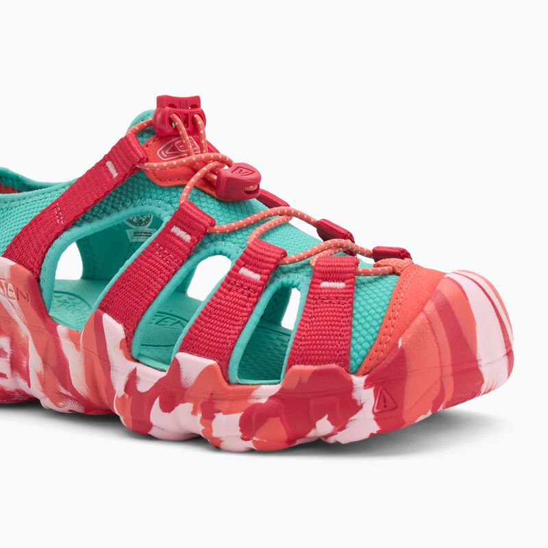 KEEN Hyperport H2 Himbeere/Pool blau Kindersandalen 7