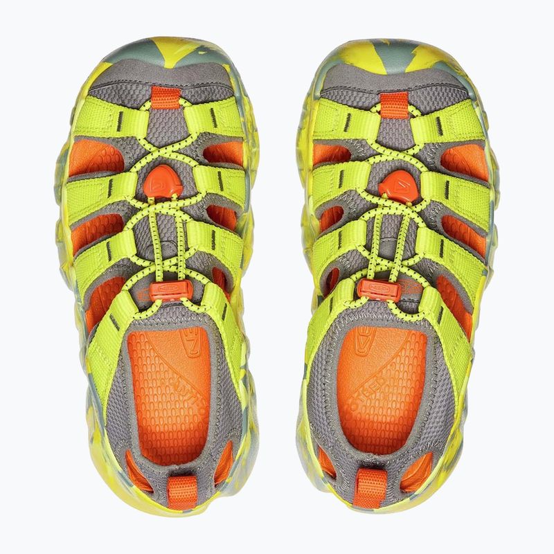 KEEN Hyperport H2 Kindersandalen Nachtkerze/Stahlgrau 5