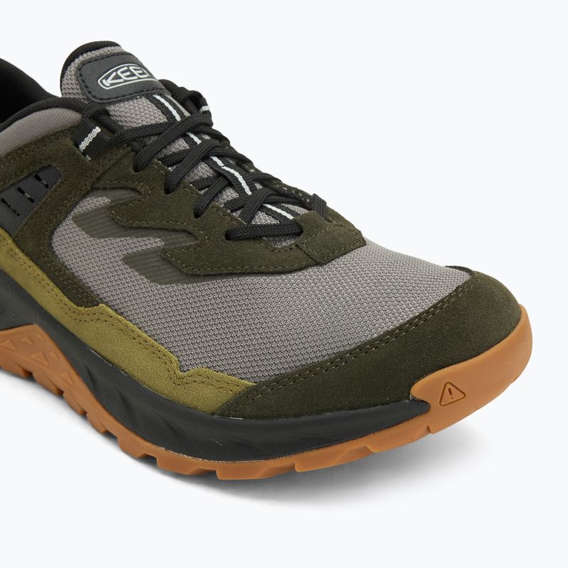 Herren-Wanderschuhe KEEN Hightrail Waterproof Steel grey/forest night 7