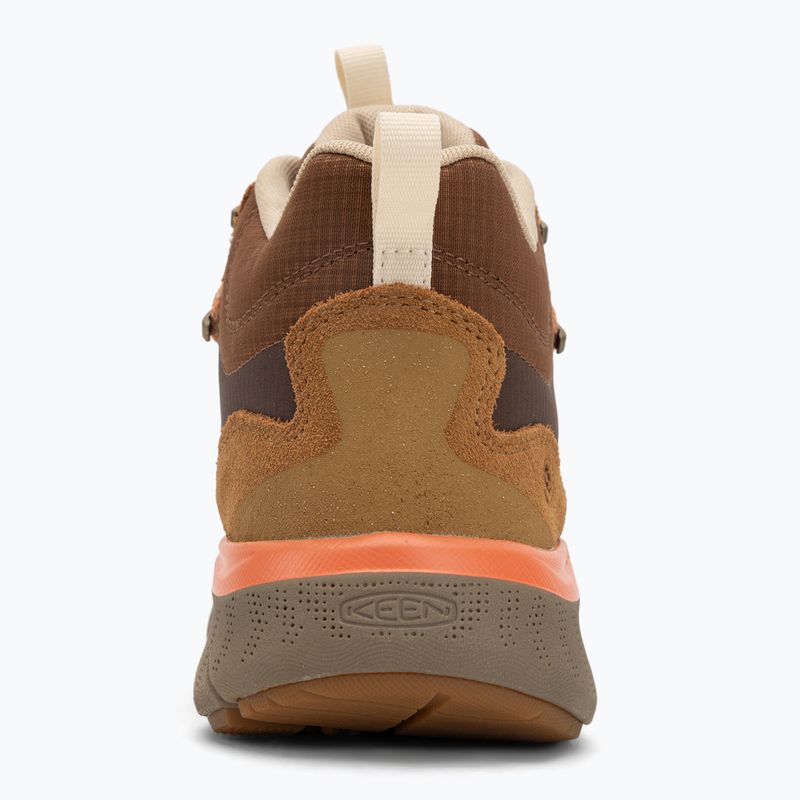 Damen-Trekkingschuhe Keen Leiki Leather Mid Waterproof chipmunk/bison 6