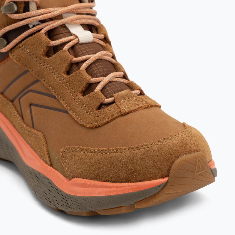 Damen-Trekkingschuhe Keen Leiki Leather Mid Waterproof chipmunk/bison 7