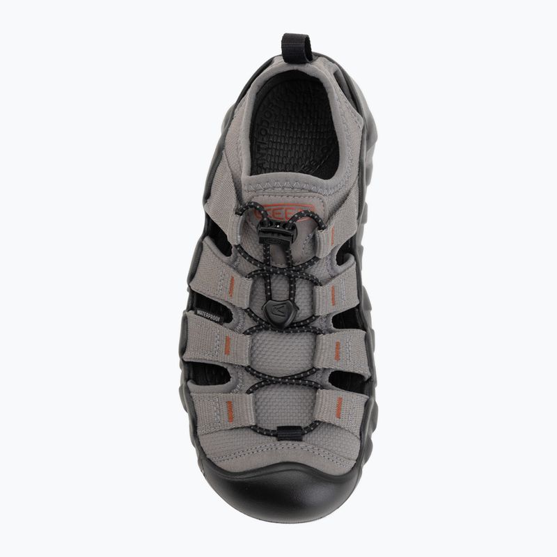 Herrensandalen KEEN Hyperport H2 steel grey/burnt brick 5