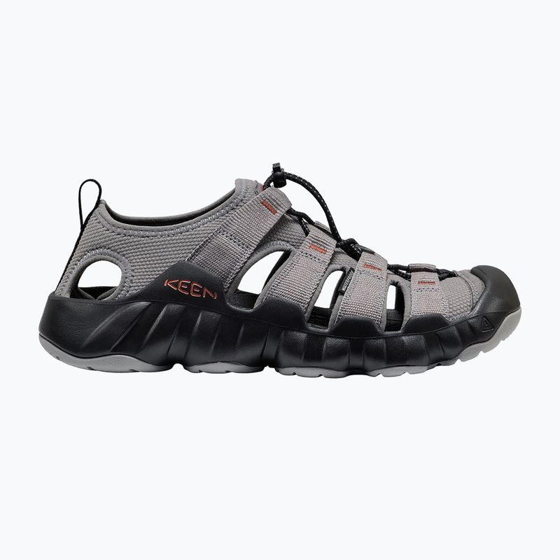 Herrensandalen KEEN Hyperport H2 steel grey/burnt brick 2