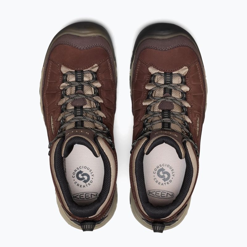 Herren-Trekkingstiefel KEEN Targhee IV Mid Wp java/bridnle 5