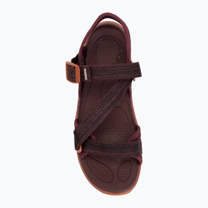 Damensandalen KEEN Leiki Ot fig/burnt 5