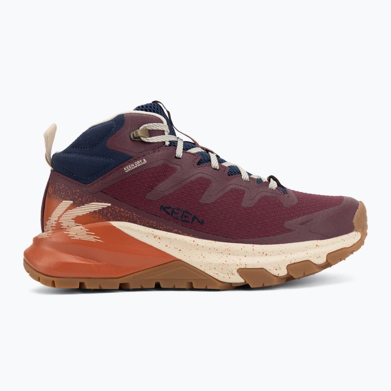 Damen-Trekkingschuhe KEEN Targhee Apex Mid Wp fig/burnt brick 2