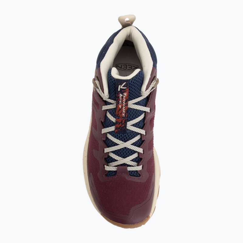 Damen-Trekkingschuhe KEEN Targhee Apex Mid Wp fig/burnt brick 5