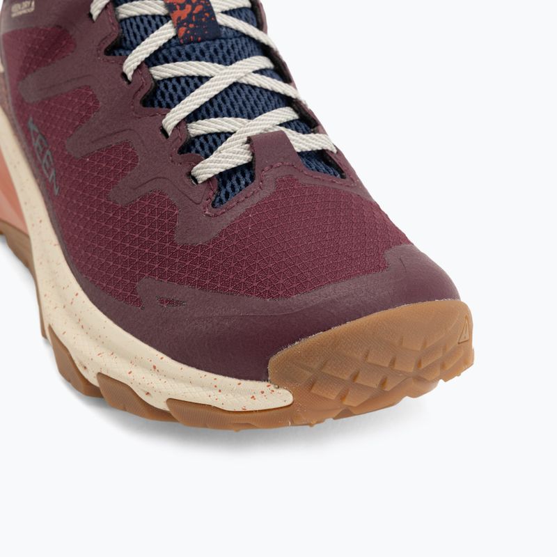 Damen-Trekkingschuhe KEEN Targhee Apex Mid Wp fig/burnt brick 7