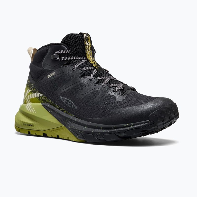 Herren-Trekkingstiefel KEEN Targhee Apex Mid Wp black/golden cypress