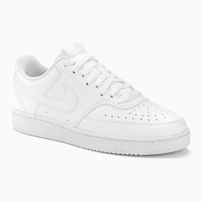 Herren Nike Court Vision Low Next Nature Weiß/Weiß/Weiß Schuhe