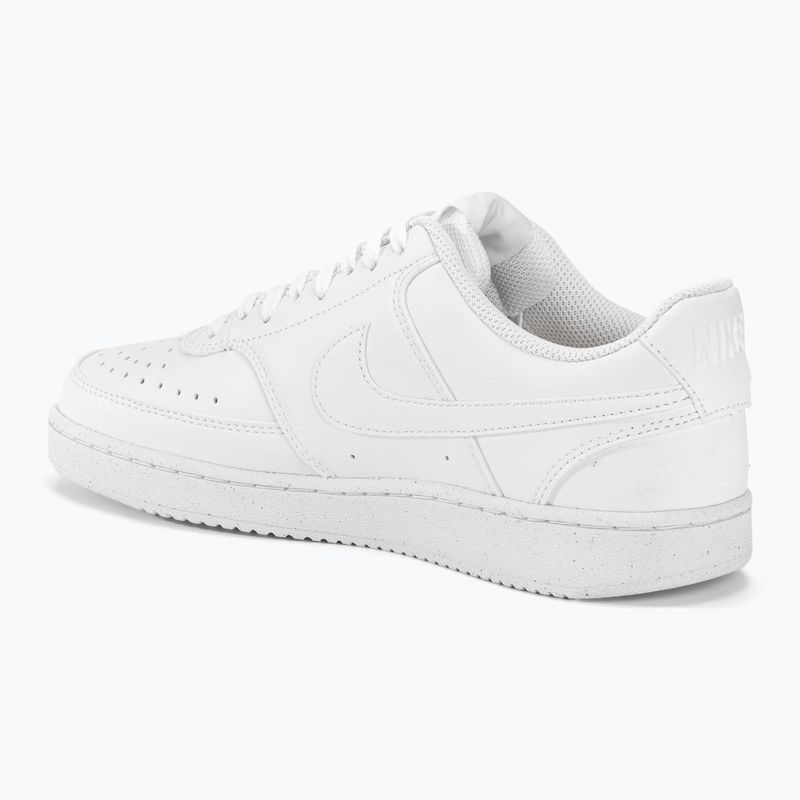 Herren Nike Court Vision Low Next Nature Weiß/Weiß/Weiß Schuhe 3