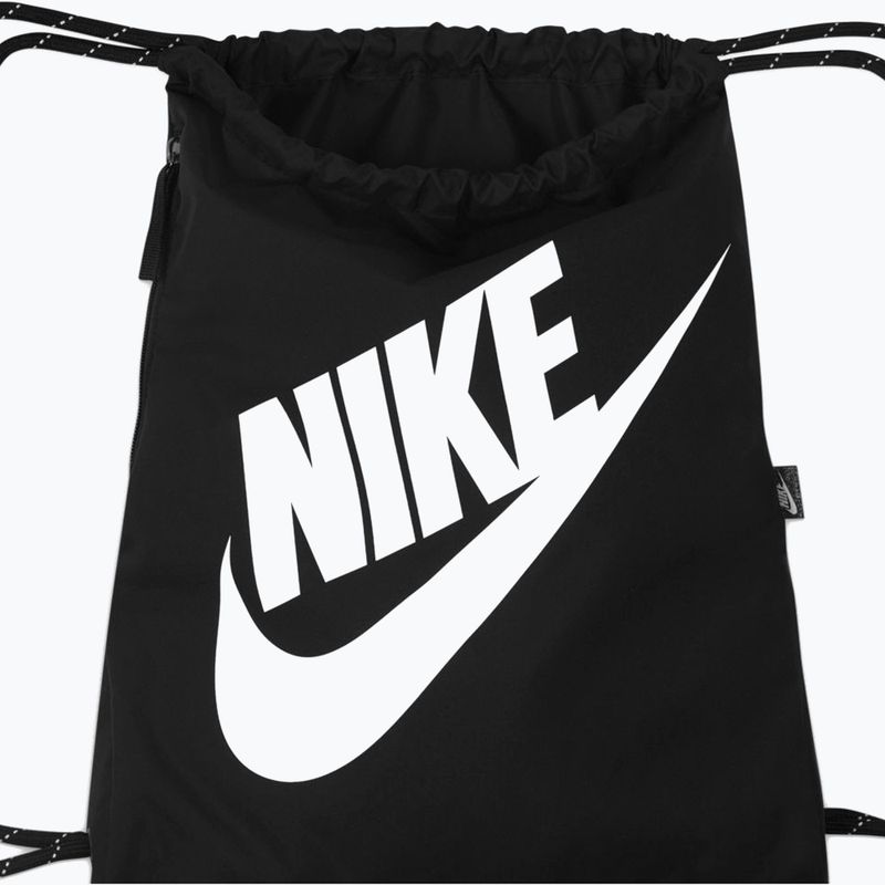 Nike Heritage Kordelzugtasche schwarz DC4245-010 8