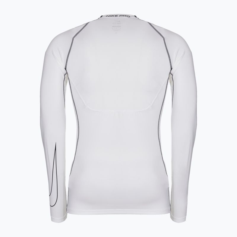 Herren Trainings-Langarm-Shirt Nike Pro Dry-Fit Tight Top weiß DD1990-100 2
