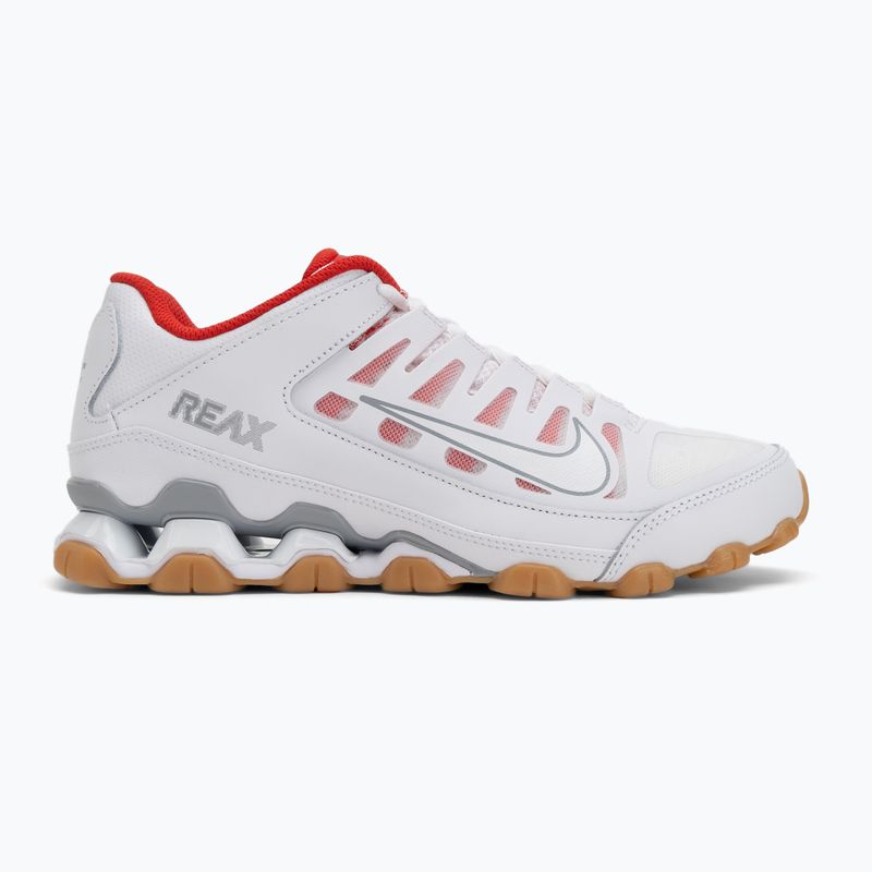 Herren Trainingsschuhe Nike Reax 8 Tr Mesh Weiß/Weiß/Wolfsgrau/Chilirot 2
