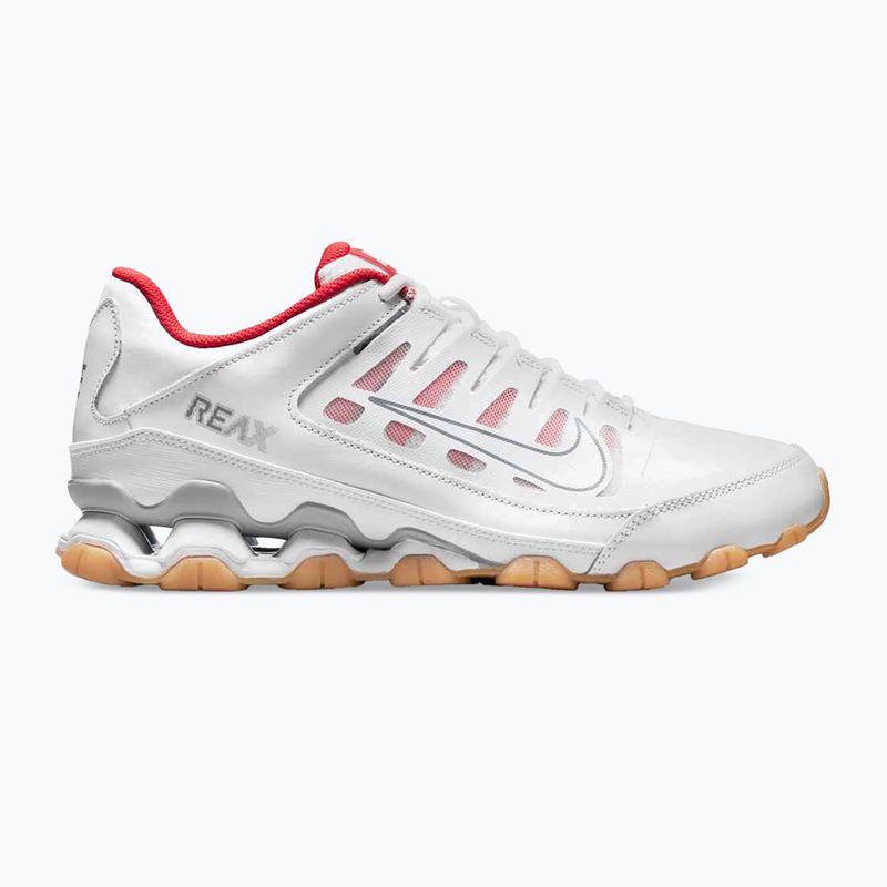 Herren Trainingsschuhe Nike Reax 8 Tr Mesh Weiß/Weiß/Wolfsgrau/Chilirot 8