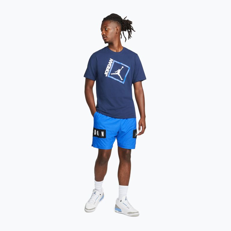 Koszulka męska Nike Jordan Jumpman Box midnight navy/white 2