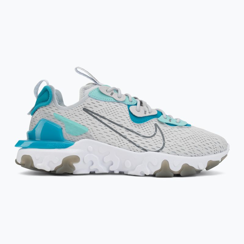 Herren Schuhe Nike React Vision pure platinum/aquamarine/smoke grey 2