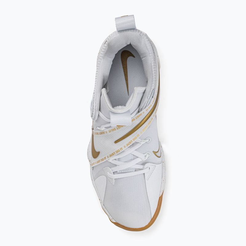 Nike React Hyperset SE Volleyballschuhe weiß und gold DJ4473-170 6