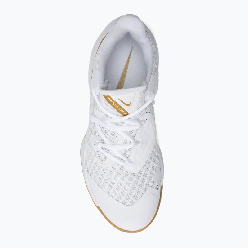 Nike Zoom Hyperspeed Court SE Volleyballschuhe weiß/gold 5