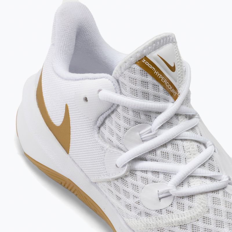 Nike Zoom Hyperspeed Court SE Volleyballschuhe weiß/gold 7
