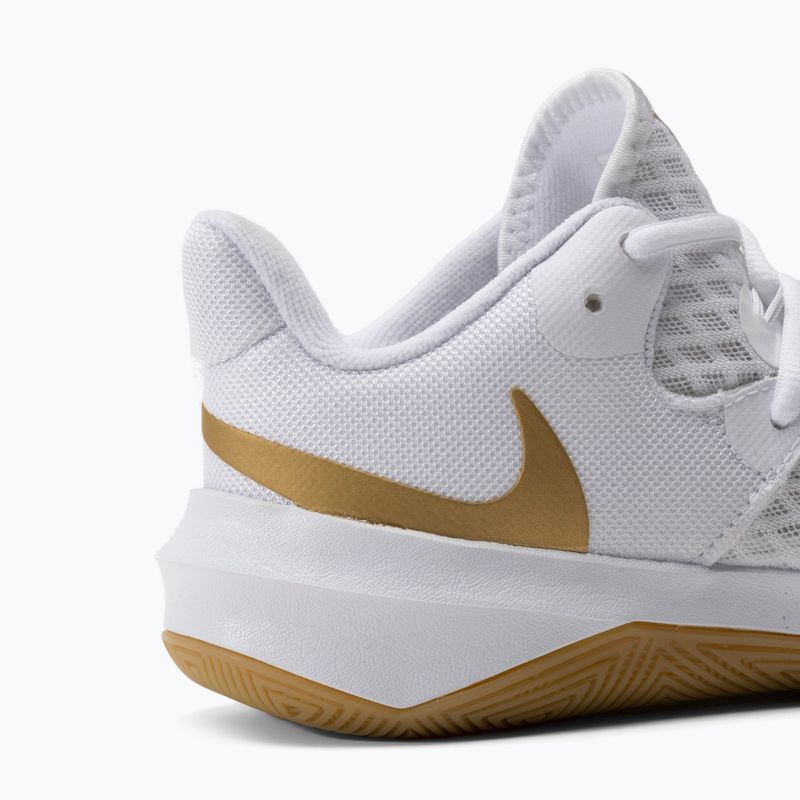 Nike Zoom Hyperspeed Court SE Volleyballschuhe weiß/gold 8