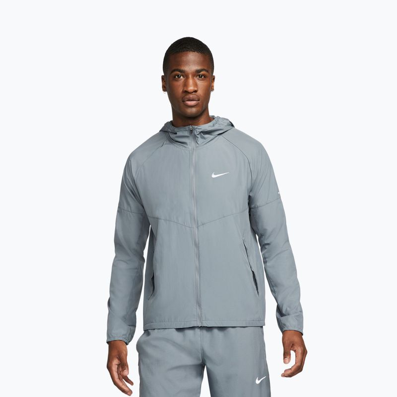 Herren-Laufjacke Nike Repel Miler smoke grey/smoke grey