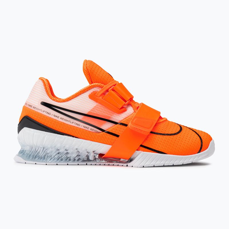 Nike Romaleos 4 orange/schwarz/weiß Gewichtheberschuh 2