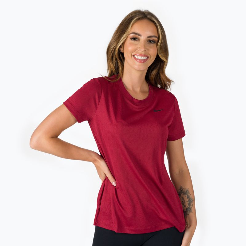 Nike Dri-FIT Legend Damen Trainings-T-Shirt rot AQ3210-690