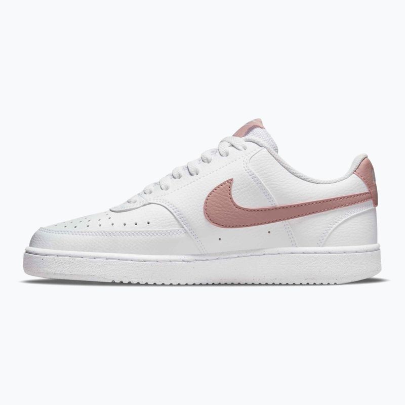 Schuhe Damen Nike Court Vision Low Next Nature white/pink oxford 2