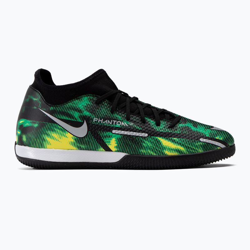 Herren Fußballschuhe Nike Phantom GT2 Academy DF SW IC schwarz-grün DM0720-003 2