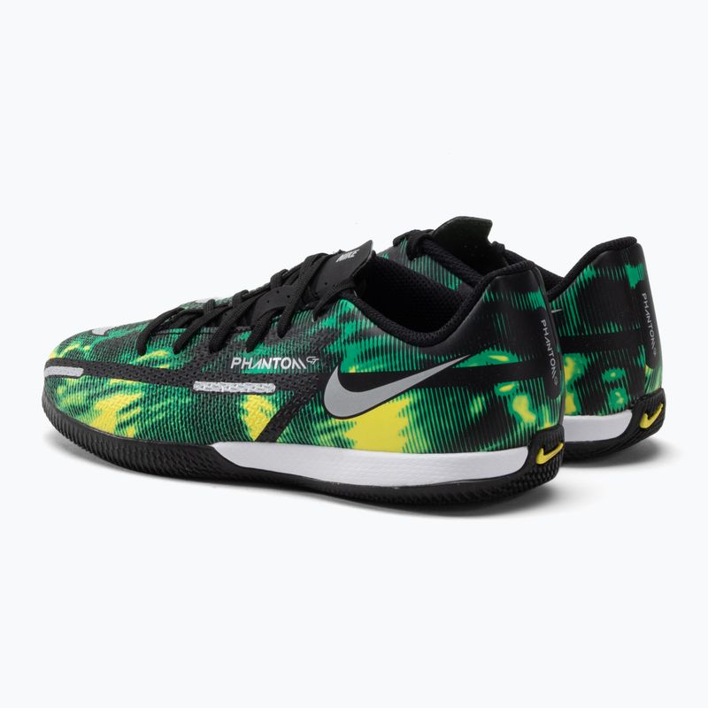 Nike Phantom GT2 Academy SW IC Jr Kinder Fußballschuhe grün DM0749-003 3