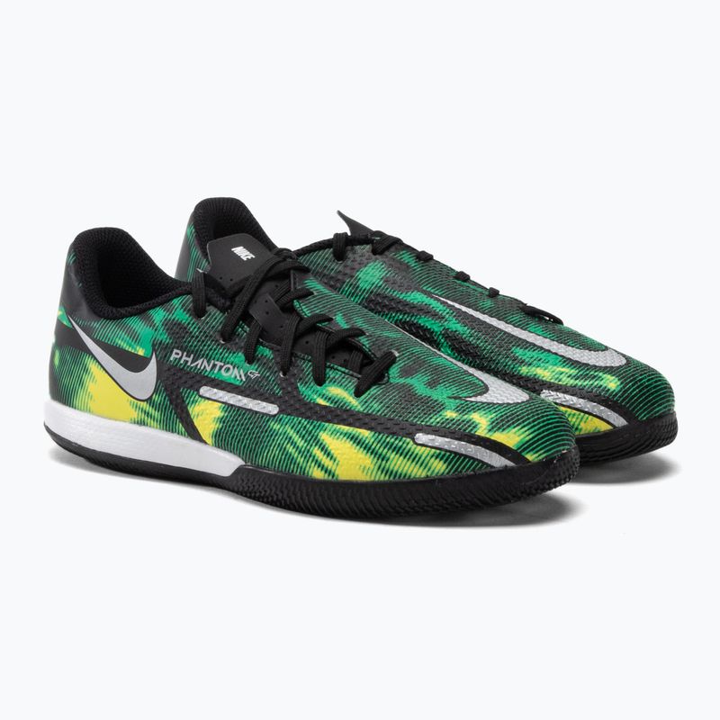 Nike Phantom GT2 Academy SW IC Jr Kinder Fußballschuhe grün DM0749-003 5