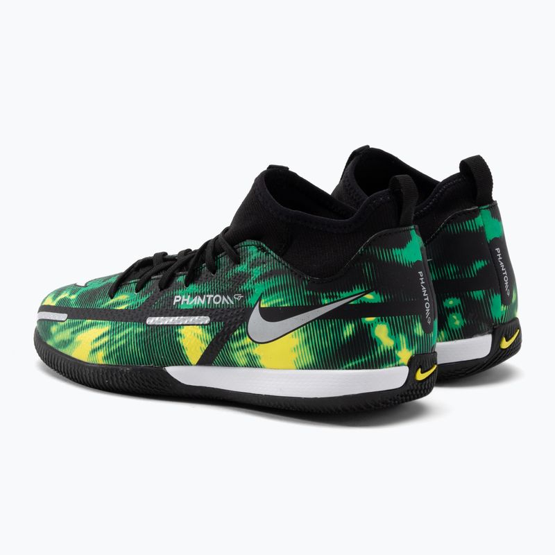 Nike Phantom GT2 Academy DF SW IC Jr Kinder Fußballschuhe grün DM0740-003 3