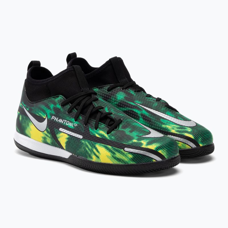 Nike Phantom GT2 Academy DF SW IC Jr Kinder Fußballschuhe grün DM0740-003 5