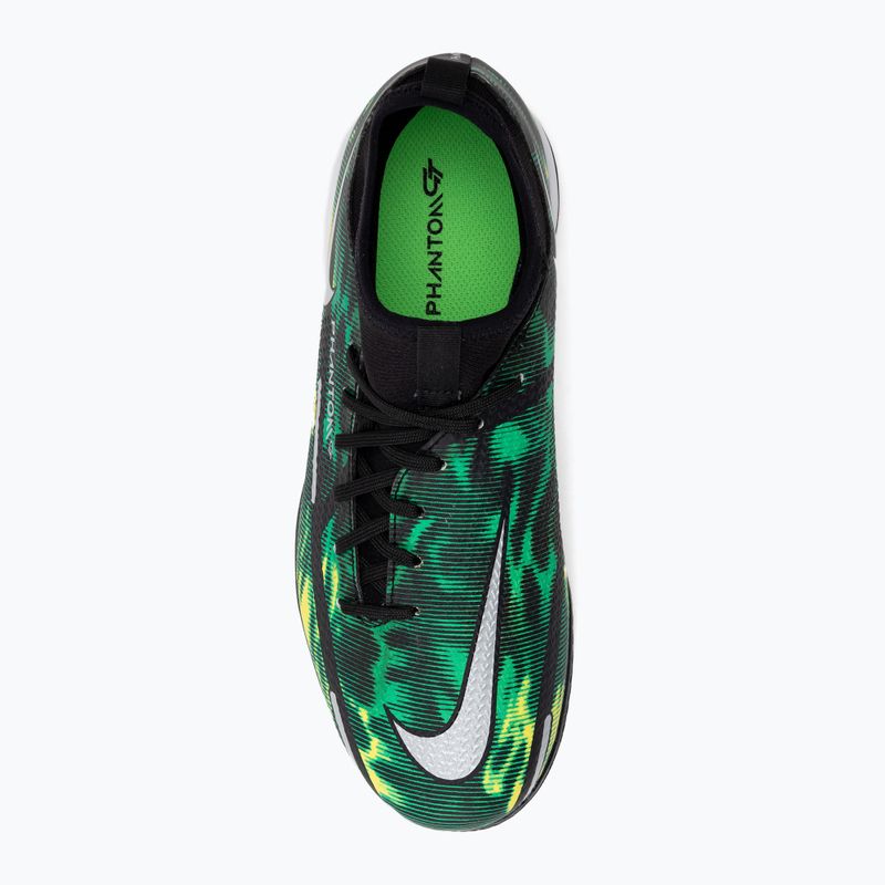 Nike Phantom GT2 Academy DF SW IC Jr Kinder Fußballschuhe grün DM0740-003 6
