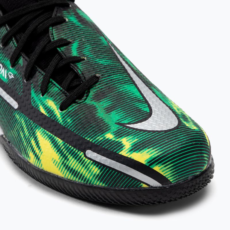 Nike Phantom GT2 Academy DF SW IC Jr Kinder Fußballschuhe grün DM0740-003 7